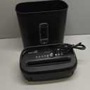 Amazon Basics 8-Sheet Cross Cut Paper Shredder and Credit Card Shredder - Black