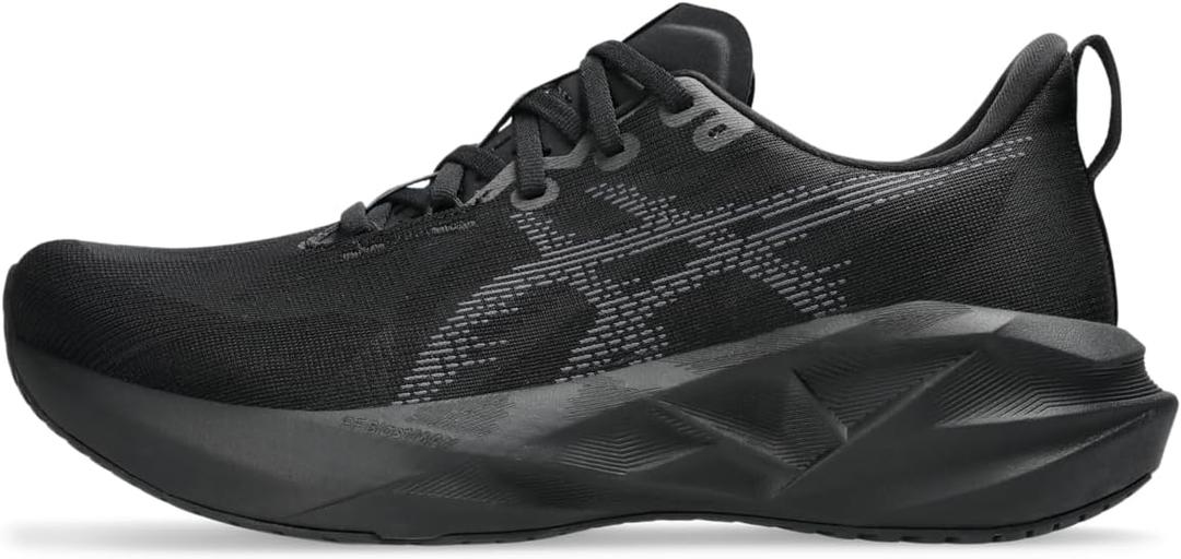 ASICS Men's NOVABLAST 5 Running Shoes (10.5, Black/Carrier Grey)