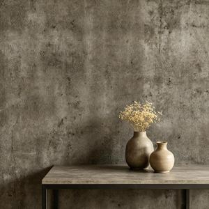 LaCheery 160"x24" Textured Concrete Wallpaper Metallic Bronze Wallpaper for Bathroom Waterproof Concrete Cement Contact Paper Peel and Stick for Countertops Walls Backsplash Removable Vinyl Wall Paper
