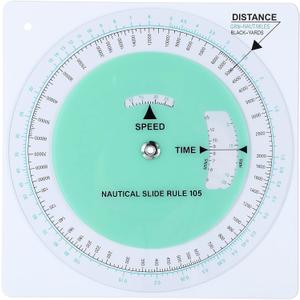 Marine Navigation Slide Rule Nautical Plotter Protractor Ship Navigation Tools Course Plotter Divider