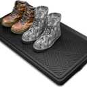 Boot Tray for Entryway, Multi-Purpose Shoe Tray with Lip, Rubber Mat for Shoe Organizer Indoor Outdoor Use, 27.5"x16"