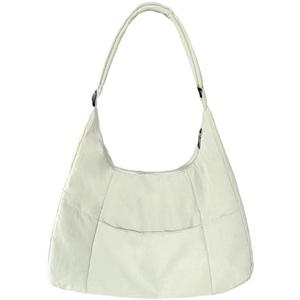 KAMEILONG Large Nylon Crossbody Purse Women Hobo Crescent Shoulder Bag Slouchy Tote Bag Casual Weekend Handbag for Women