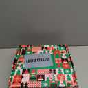 5FT Pop Up Christmas Tree with Timer 60 Warm White & Multi Color Fairy Light 3D Star 15 Ball Ornament, Green Sliver Tinsel Christmas Tree Slim Pencil Xmas Tree Home Office Holiday Decor Indoor Outdoor