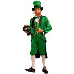 Wicked Costumes Adult Mens Deluxe Leprechaun Fancy Dress Costume, One Size