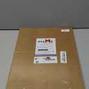 OVZME Ivory Sheer Curtains 90 Inches Long 2 Panels - Soft Light Filtering Window Sheer Panels for Living Room/Bedroom, Top Dual Rod Pocket, 1 Pair, Each 42Wx90L Inches