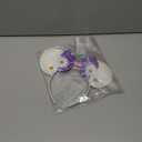 FACHPINT Daisy Mouse Ears, White Mouse Headband for Anyone, Cute Mini Ears for Theme Park Accessories