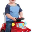 Radio Flyer Tinker Truck, for Toddlers 1-3, 3-in-1 Push Walker Ride On Car with 20 Sensory Activities, Anti-Tip Feature, Under-Seat Storage, Lights and Sounds, 42 lb Capacity, Toddler Ride On Toys, Large