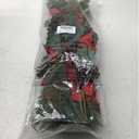 Hotop 6 Pcs Christmas Artificial Poinsettias Florals 19.6 Inch Large Christmas Poinsettia Decorations Red Green Christmas Flower Picks Stem for Christmas Tree Ornament Wreath DIY Xmas Party Decor