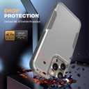 Diaclara Designed for iPhone 15 Pro Max Case, [with Privacy Screen Protector] [Anti Spy] [Military Grade Drop Protection] Heavy Duty Full-Body Shockproof Phone Case, Natural Titanium