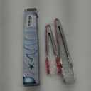 Amazon.com: Kitchen Tongs, Premium Stainless Steel, Food-Grade Silicone Tips with Christmas Design, Heat Resistant 500F, 2-Piece Set (9'' and 12''): Home & Kitchen