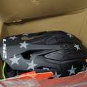 LS2 Helmets Gate II Full Face MX Motorcycle Helmet, XX-Large, Matte Battle Scar Tonal Gray/Black