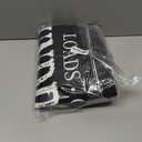 Non Slip Laundry Runner Rug - Farmhouse Kitchen Floor Mat for Mudroom and Bathroom - Black, 20 X 47 Inches