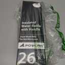 POWCAN 26 oz Insulated Water Bottle with 2-in-1 Straw and Spout Lid, Keep Cold 24H, Leak-Proof, Fits in Car Cup Holder, Stainless Steel Water Bottle for Sports, Travel, and School (Dark Knight)