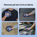 Pet Hair Removal Glove, Reusable Fabric Hair Remover Tool for Clothes, Furniture, Sofa, Carpet, Bedding, Car Seats(2PCS)