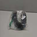 KAFEEK Steering Wheel Cover, Universal 15 inch, Microfiber Leather, Anti-Slip, Odorless, Black Lines