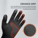 FINGER TEN Kids Winter Gloves Warm Waterproof with Free Neck Warmer Boys Girls Touchscreen for Cold Weather Outdoor Sports, M