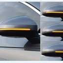 Dynamic LED Turn Signal Side Mirror Lights Indicator Blinker For Audi A4 A5 B9 S4 S5 RS5 2017 2018 2019 (Yellow)