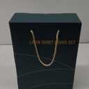 SONORO KATE 100% French Linen Duvet Cover Queen Size, Soft Breathable for Hot Sleepers, Moisture Wicking & Durable Cover Set - Zipper Closure & 4 Corner Ties Duvet Covers 3 Piece (Linen,Queen)