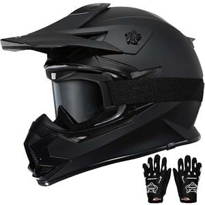 TRIANGLE Adult Dirt Bike Helmet Full Face Motocross Helmets DOT Certified XL