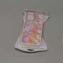 J.west Magnetic for iPhone 16 Case Compatible with Magsafe,Garden Floral Metal Kickstand Shockproof Silicone Bumper Cute Floral Flowers Phone Case Cover Pink 6.1 Pack of 2