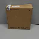 LARS NYSM Electric Salt and Pepper Grinder Set, USB Rechargeable, Automatic Salt and Pepper Mills, Spice Shakers Refillable with LED Light, Adjustable Coarseness, Ceramic Grinder (Black/White)