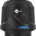 InSinkErator Power 1HP, 1 HP Garbage Disposal, Power Series EZ Connect Continuous Feed Food Waste Disposer, Black