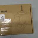 HOLKIE Caster Wheels 3 inch Locking Stem Casters, 3/8" -16 x 1-1/2" (Stem Diameter 3/8", Stem Length 1-1/2") Threaded Stem Casters Swivel Casters Set of 4 Heavy Duty Castors Black