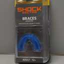 Shock Doctor Adult Braces Strapless Mouthguard, Adult , only top Braces, Blue