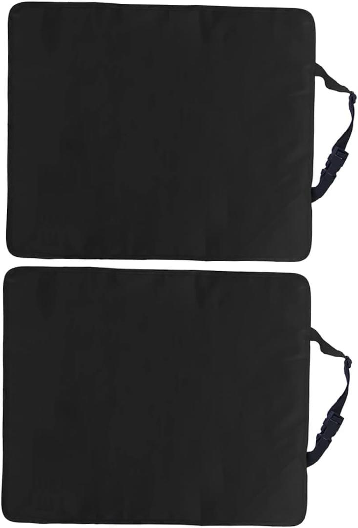 2pcs Car Kick Mats Backseat Protector Anti-Kick Pad for Boy Girl Easy Installation Fits Cars Suvs and Trucks