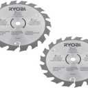 Ryobi 6797329 Pack of 2 Circular Saw Blades - D150 x 1.5MM