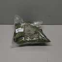 DWCN Blackout Curtains-Tie Up Shade for Window Thermal Insulated Room Darkening Rod Pocket Curtains for Kitchen, Olive Green, W42 X L63 Inches, 1 Panel