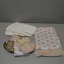 Baby Cloth Diapers Set - 4 Pack with 4 Inserts & 1 Wet/Dry Separation Bag, Reusable Infant Toddler Nappy, Adjustable Pocket Diapers for Baby Boys and Girls (6-33 pounds, 0-3 Years)