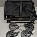Wagons Carts Foldable, Collapsible Wagon Cart with Wheels - Beach Wagon Cart with Wheels for Sand Sports Camping Grocery