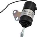 16851-60014 Fuel Shut Off Solenoid Compatible with Kubota BX2230D BX1500D BX1800D RTV900R RTV900T B7410D Z482 Z602 D722 D902 D782 D622 Z402 Replacement for 16851-60012 052600-4531 12VDC