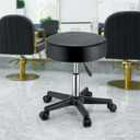 VEVOR Rolling Stools with Wheels, 400 LBS Weight Capacity Adjustable Height Stool with Ultra-Thick Seat Cushion, Swivel Stools Chair for Salon, Bar, Home, Office, Tatoo, Medical, Massage, Black