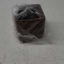 Sumnacon Square Rattan Tissue Box Cover for Bathroom Kitchen Office (Brown)