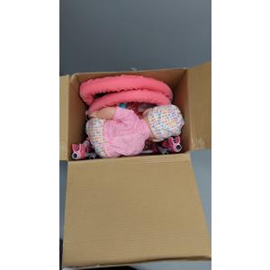 deAO Baby Doll Stroller Set with 12" Baby Dolls Nursery Playset 17 PCS Baby Doll Accessories with Play Mat,Storage Bag,Baby Stroller Toys for Girls Toddlers 3+ Pretend Play Gifts