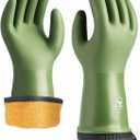 toolant Waterproof Winter Gloves, Balaena Freezer Gloves for Light Duty & Outdoor Adventure, Hiking, Camping, Washing (Small, Green)