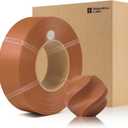 3DTOOLS Bamboo 1.75MM PETG HF Refill Filament High Speed &Easy Printing Eco Friendly with RFID for Bambu Lab A1,A1MINI,X1,P1 AMS 1KG +/- 0.03mm (Without Spool) (Peanut Brown 33801)