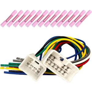 70-1761 Radio Wiring Harness Compatible with Toyota 87-Up Power 4 Speaker Camry, Corolla, Prius, 4Runner, RAV4, Tacoma, Forester, Impreza, WRX & More