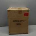 WhatsBedding 5 Inch Feather Bed Mattress Topper,Duck Feather Memory Foam Mattress Topper, Thickened Topper Layer, Queen, 60x80 inches