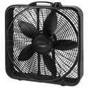 Lasko
20 in. 3-Speed Power Plus Black Box Fan with Innovative Wind Ring and Weather Shield Motor