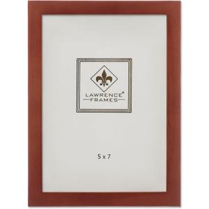 Lawrence Frames Walnut Wood Picture Frame, Gallery Collection, Light Walnut, 5x7