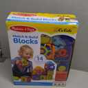 Melissa & Doug K's Kids Match and Build Soft Blocks Set