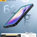 Lanhiem for Samsung A54 5G Case, Galaxy A54 5G Case, IP68 Waterproof Dustproof Cover with Screen Protector, Heavy Duty Full Body Protective Phone Case for Samsung Galaxy A54, Blue/Clear