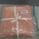 TIPTOE BEAR Duvet Cover Set, 100% Washed Cotton 3 Piece Set with Zipper Closure, Ultra Soft Breathable Chic Bedding, 1 Duvet Cover and 2 Pillow Shams, Pink King Size 104"x 90" (No Comforter)