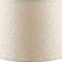 Aspen Creative 32981 Transitional Empire Shape Spider Fitter Lamp Shade in Beige, 14" Top x 16" Bottom x 12" Slant Height, Large - 16" Width