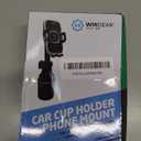 WixGear Cup Holder Phone Mount, Adjustable Long Neck Cellphone Holder for Car, Upgraded Version, Cup Phone Holder for Car with Expandable Side Arms, Compatible with iPhone Samsung Google & All Phones