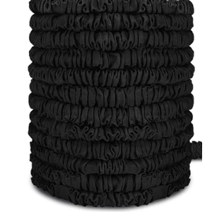 25FT Expandable Flexible Garden Lawn Water Hose Nozzle Blue
