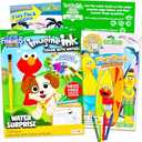 Sesame Street Paint With Water Super Set for Girls Kids Bundle ~ Deluxe Mess-Free Book with Water Surprise Brush, Mini Coloring Book, and Stickers (Sesame Street Party Supplies)